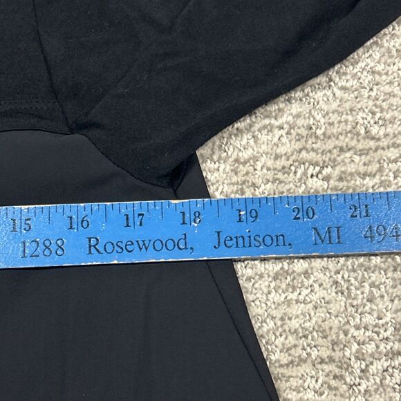 Jason Comfy USA Tunic Top Womens XS Stretch Black Lagenlook J104 USA - Picture 6 of 8